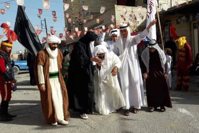 توسط گروه تعزیه هانی ابن عروه؛

نمایش مذهبی عربی «اربعین» در شوش اجرا شد