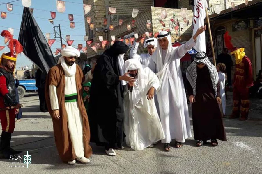 نمایش مذهبی عربی «اربعین» در شوش اجرا شد 2