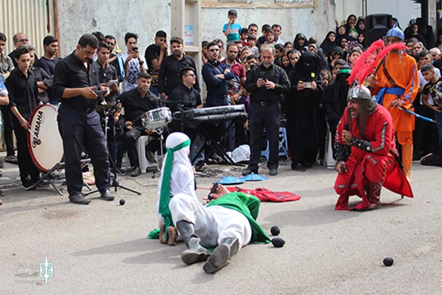 مجلس تعزیه «امام حسین(ع)» - معین البکاء: خلیل ضرغامپور - عکس: عباس کرم الهی - گروه تعزیه عاشورائیان سلاسل شوشتر - اجراء شهزستان شوش - آبان ماه 98
