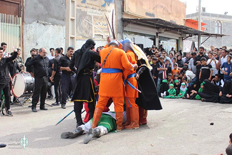 مجلس تعزیه «امام حسین(ع)» - معین البکاء: خلیل ضرغامپور - عکس: عباس کرم الهی - گروه تعزیه عاشورائیان سلاسل شوشتر - اجراء شهزستان شوش - آبان ماه 98