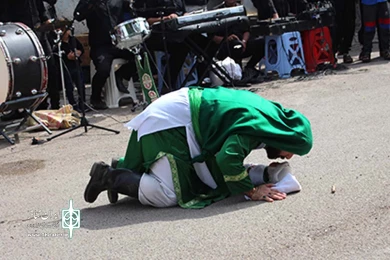 مجلس تعزیه «امام حسین(ع)» - معین البکاء: خلیل ضرغامپور - عکس: عباس کرم الهی - گروه تعزیه عاشورائیان سلاسل شوشتر - اجراء شهزستان شوش - آبان ماه 98