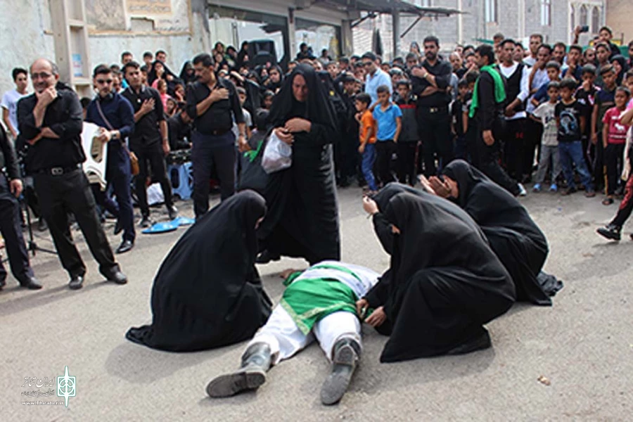 مجلس تعزیه «امام حسین(ع)» - معین البکاء: خلیل ضرغامپور - عکس: عباس کرم الهی - گروه تعزیه عاشورائیان سلاسل شوشتر - اجراء شهزستان شوش - آبان ماه 98