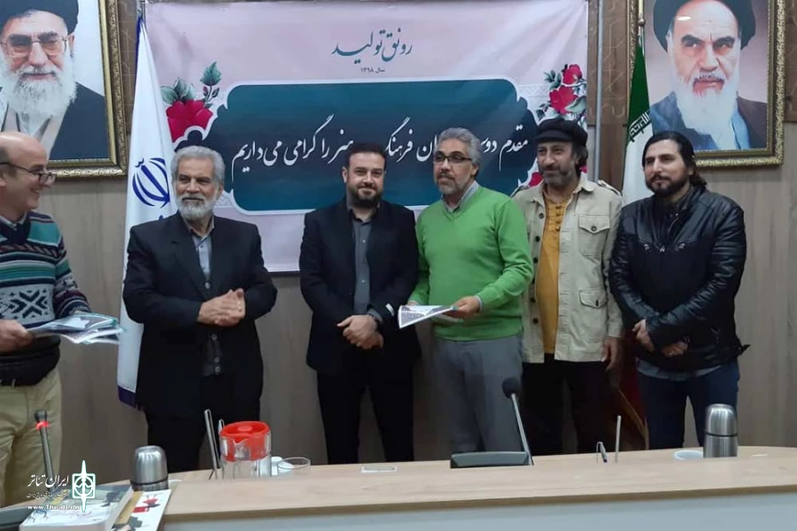 احکام روسای جدید دفاتر انجمن هنرهای نمایشی شهرستان های خوزستان اهداء شد 3