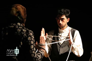 نمایش «شب زمستانی 14 فوریه»- نویسنده و کارگردان: علی محمود- عکس: میلاد هلالی- بهمن 1398 - آمفی تئاتر ملا فاضل سکرانی شادگان