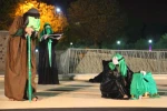 اجرای نمایش تعزیه «دغدغه مجنون» به کارگردانی بهمن شیرمردی در شب اول همایش تعزیه «حدیث آب و عطش» - عکاس: سمیه مقدم - دزفول - دوم مهرماه 99