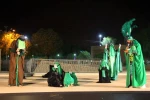 اجرای نمایش تعزیه «دغدغه مجنون» به کارگردانی بهمن شیرمردی در شب اول همایش تعزیه «حدیث آب و عطش» - عکاس: سمیه مقدم - دزفول - دوم مهرماه 99