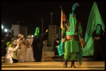 اجرای تعزیه «خیمه خورشید» به کارگردانی امین قادری از اندیمشک در شب دوم همایش تعزیه «حدیث آب و عطش» - عکاس: سمیه مقدم - دزفول - سوم مهرماه 99