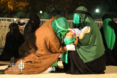 تعزیه «سفیر کوچک» به کارگردانی مریم سعدالله خانی از دزفول در شب سوم همایش تعزیه «حدیث آب و عطش» - عکاس: سمیه مقدم - دزفول - چهارم مهرماه 99