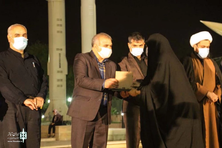 تجلیل از دو پیشکسوت تعزیه شهرستان دزفول 5