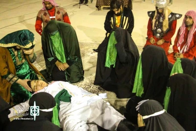 شب اول نهمین سوگواره تعزیه عاشورائیان دزفول - عکس: سمیه مقدم - چهارشنبه 9 مهرماه 99 - مجموعه شهید سوادگر دزفول