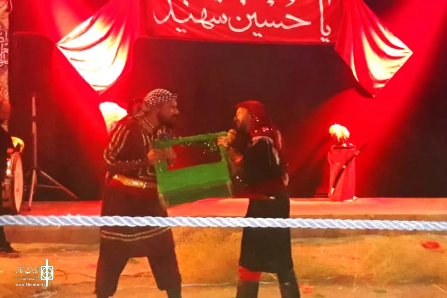 اجرای نمایش تعزیه «مهمان خاکستر» و تقدیر از گروه تئاتر فدک در شوشتر 4