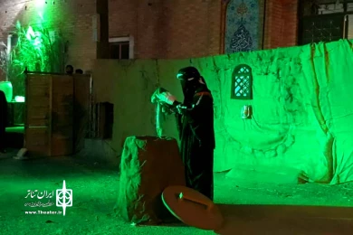 نمایش مهمان خاکستر (خولی) - کارگردان: ساسان مددی - شوشتر