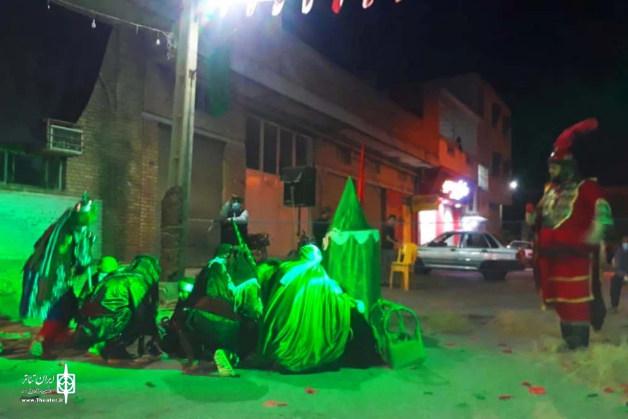 نمایش مهمان خاکستر (خولی) - کارگردان: ساسان مددی - شوشتر