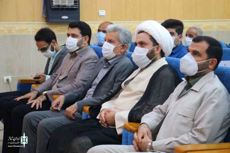 مراسم تقدیر از برگزارکنندگان نهمین سوگواره تعزیه خوانی عاشورائیان دزفول - عکس:سمیه مقدم - آبان ماه 99
