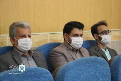 مراسم تقدیر از برگزارکنندگان نهمین سوگواره تعزیه خوانی عاشورائیان دزفول - عکس:سمیه مقدم - آبان ماه 99