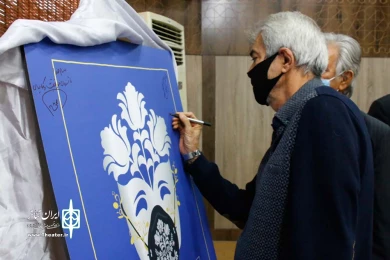 آیین رونمایی از پوستر سی و دومین جشنواره تئاتر استان خوزستان - آذرماه 1399