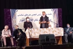 معارفه رئیس انجمن هنرهای نمایشی اهواز همراه با روشن شدن چراغ تالار آفتاب 5