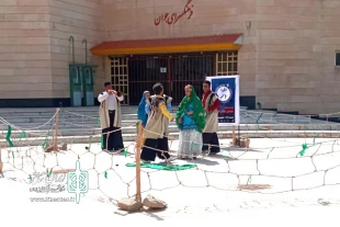 اجرای نمایش خیابانی آیینی سنتی «عروس چاه» در مسجدسلیمان 5