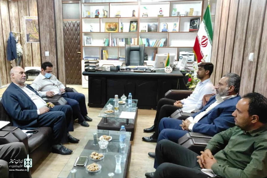 تعامل و همکاری جهت برگزاری باشکوه جشنواره بین المللی تئاتر عربی خوزستان 2