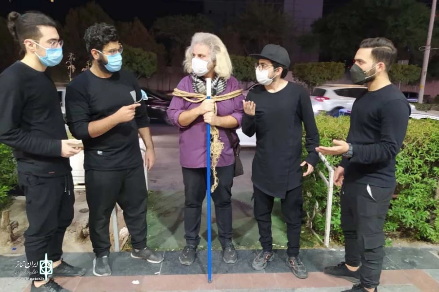 اجرای نمایش خیابانی «هموطن واکسن بزن» در اهواز 2