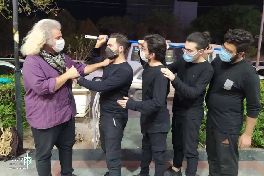 اجرای نمایش خیابانی «هموطن واکسن بزن» در اهواز 4