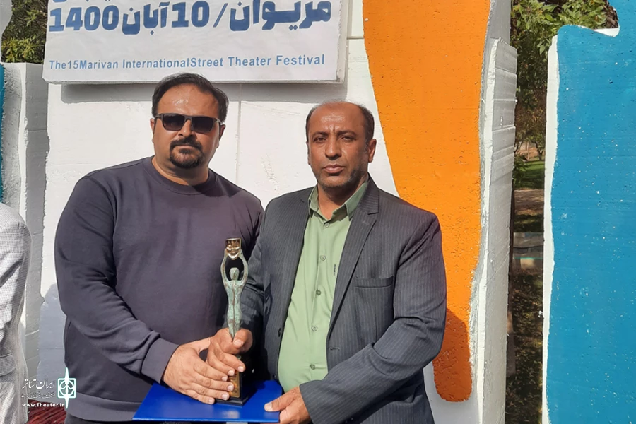 درخشش هنرمندان تئاتر باغملک در پانزدهمین جشنواره تئاتر خیابانی مریوان 5