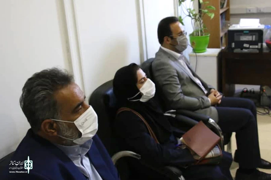 نشست مشترک ستاد جشنواره تئاتر عربی با اداره کل میراث فرهنگی و گردشگری خوزستان 3