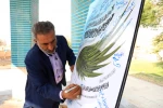 رونمایی از پوستر جشنواره بین المللی تئاتر عربی خوزستان بر مزار شهید سبحانی 5