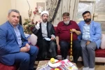 دیدار مدیر کل فرهنگ و ارشاد اسلامی خوزستان با پیشکسوت تئاتر خوزستان  2