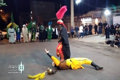 گزارش تصویری تعزیه «شهادت حر بن ریاحی»-کارگردان: محمد حیدری اصل - احمد خدادادی - شوش - مردادماه 1401