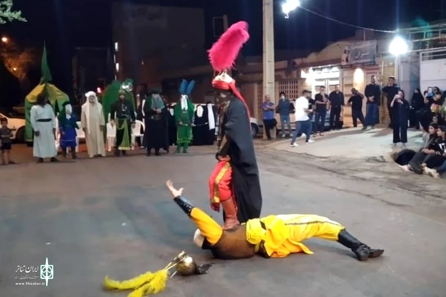 گزارش تصویری تعزیه «شهادت حر بن ریاحی»-کارگردان: محمد حیدری اصل - احمد خدادادی - شوش - مردادماه 1401