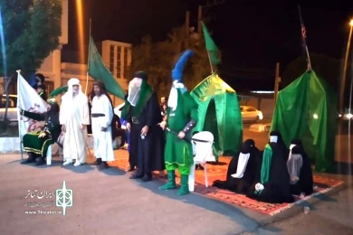 گزارش تصویری تعزیه «شهادت حر بن ریاحی»-کارگردان: محمد حیدری اصل - احمد خدادادی - شوش - مردادماه 1401