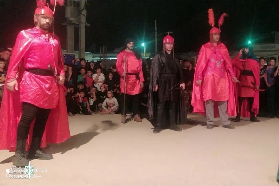 اجرای نمایش مذهبی «مجلس شهادت امام حسین(ع)» در ایذه 4