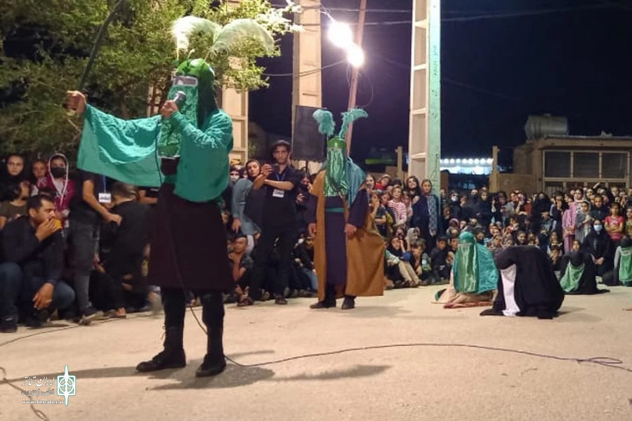 اجرای نمایش مذهبی «مجلس شهادت امام حسین(ع)» در ایذه 7