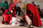 گزارش تصویری اول اجراهای تعزیه خوانی گروه علی اصغر(ع) و گروه تئاتر منگشت باغملک - مردادماه 1401 - باغملک