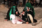 گزارش تصویری اول اجراهای تعزیه خوانی گروه علی اصغر(ع) و گروه تئاتر منگشت باغملک - مردادماه 1401 - باغملک