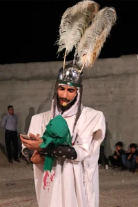 گزارش تصویری دوم اجراهای تعزیه خوانی گروه علی اصغر(ع) و گروه تئاتر منگشت باغملک - مردادماه 1401 - باغملک