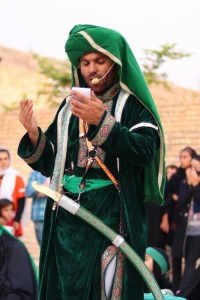 گزارش تصویری دوم اجراهای تعزیه خوانی گروه علی اصغر(ع) و گروه تئاتر منگشت باغملک - مردادماه 1401 - باغملک