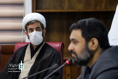 رونمایی از پوستر دومین سوگواره منطقه‌ای تعزیه‌خوانی «رایت سرخ» - استانداری خوزستان - 25 مردادماه 1401