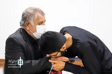 رونمایی از پوستر دومین سوگواره منطقه‌ای تعزیه‌خوانی «رایت سرخ» - استانداری خوزستان - 25 مردادماه 1401