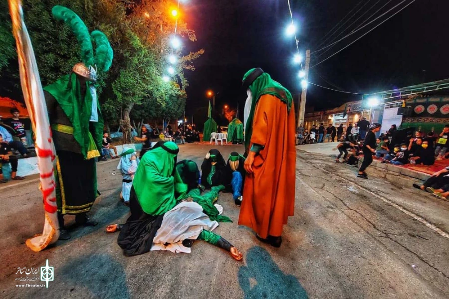 اجرای نمایش مذهبی «شهادت امام حسین(ع) و یاران با وفایش» در شوش 2