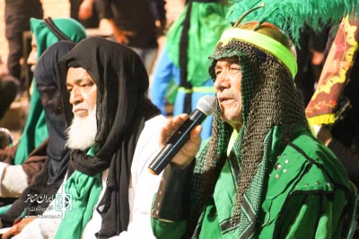 دوازدهمین سوگواره عاشورائیان دزفول - اجرای مجلس شبیه‌خوانی «مشهادت حضرت عباس(ع)»- عکس: سمیه مقدمی نیا- شهریورماه 1401