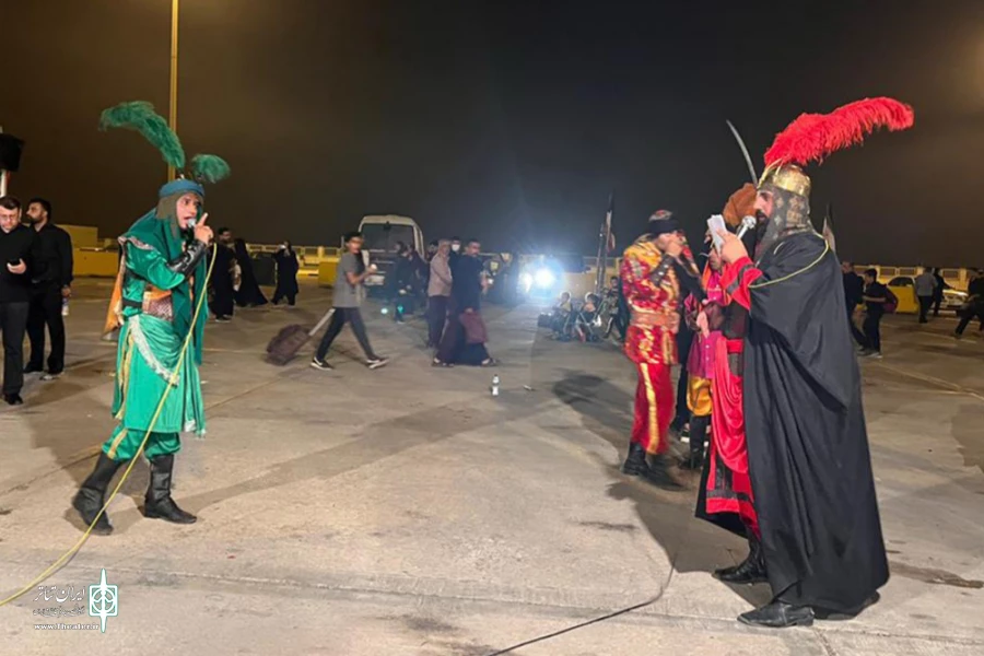 اجرای تعزیه خوانی هنرمندان شوش در چذابه 3
