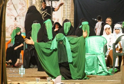 دوازدهمین سوگواره عاشورائیان دزفول - اجرای مجلس شبیه‌خوانی «شهادت حضرت علی اکبر(ع)»- عکس: سمیه مقدمی نیا- شهریورماه 1401