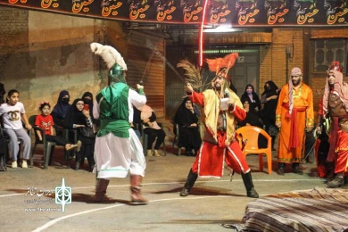 دوازدهمین سوگواره عاشورائیان دزفول - اجرای مجلس شبیه‌خوانی «مشهادت حضرت علی اکبر(ع)»- عکس: سمیه مقدمی نیا- شهریورماه 1401