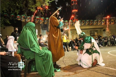 دوازدهمین سوگواره عاشورائیان دزفول - اجرای مجلس شبیه‌خوانی «مشهادت حضرت علی اکبر(ع)»- عکس: سمیه مقدمی نیا- شهریورماه 1401