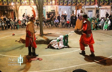 دوازدهمین سوگواره عاشورائیان دزفول - اجرای مجلس شبیه‌خوانی «مشهادت حضرت علی اکبر(ع)»- عکس: سمیه مقدمی نیا- شهریورماه 1401
