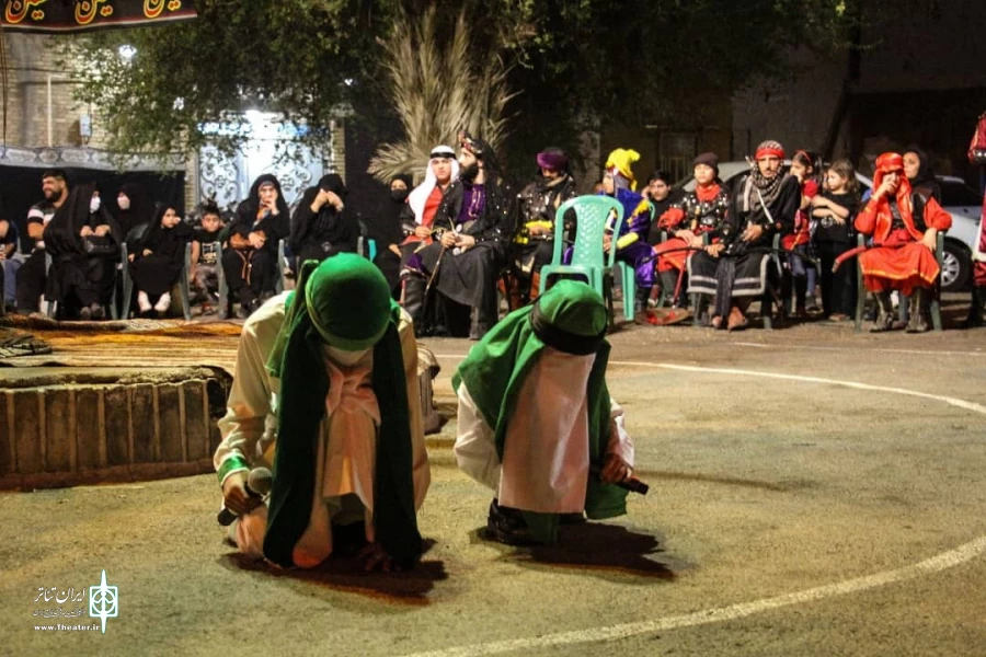 دوازدهمین سوگواره عاشورائیان دزفول - اجرای مجلس شبیه‌خوانی « امام حسین(ع)» گروهجنه الحسین(ع) شوش- عکس: سمیه مقدمی نیا- شهریورماه 1401