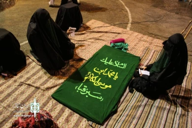 دوازدهمین سوگواره عاشورائیان دزفول - اجرای مجلس شبیه‌خوانی «سبز قبا» گروه هدی دزفول- عکس: سمیه مقدمی نیا- شهریورماه 1401