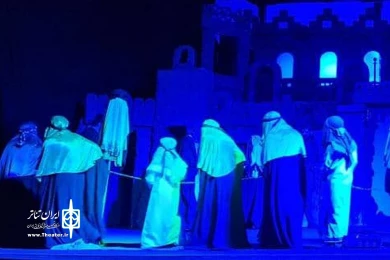 گالری سوم نمایش «عشق و عطش» - کارگردان: سیدصادق فاضلی - عکاسان: سهراب کاکاوند و حمید علایی - شهریور 1401 - تالار نفت اهواز
